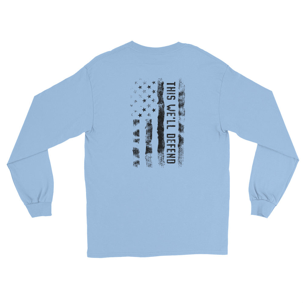 This We'll Defend Men’s Long Sleeve Light Shirt
