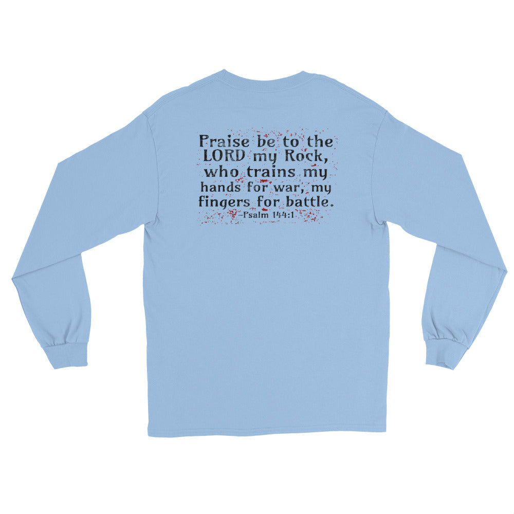 Psalm Verse Men’s Long Sleeve Light Shirt