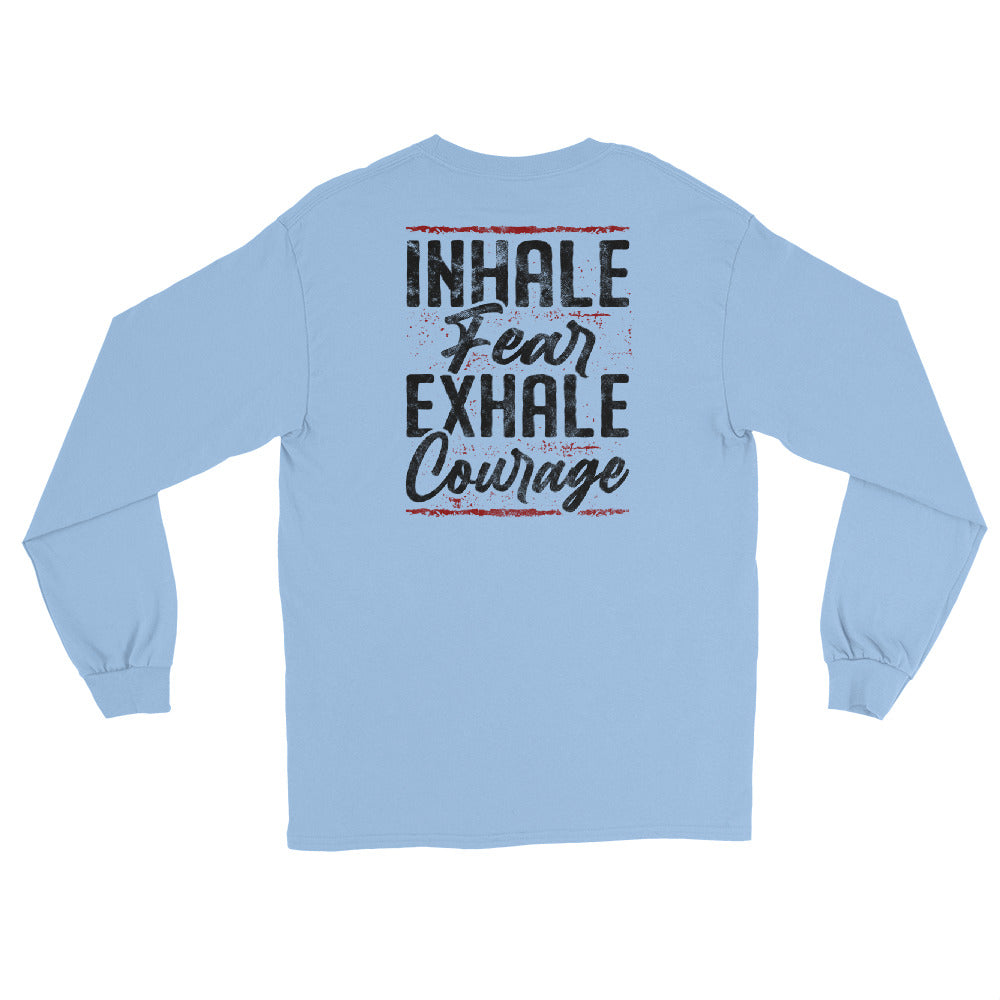 Inhale Fear Men’s Long Sleeve Light Shirt