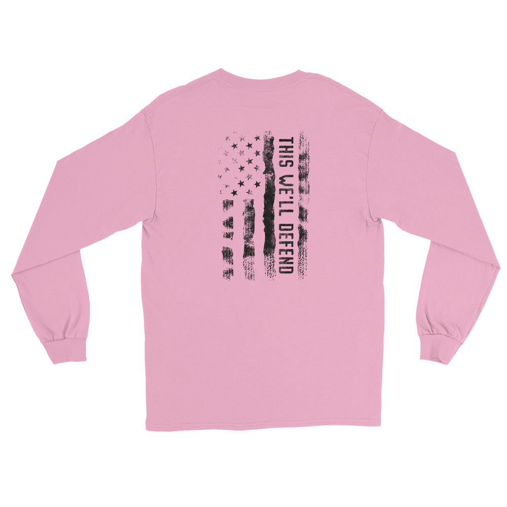 This We'll Defend Men’s Long Sleeve Light Shirt
