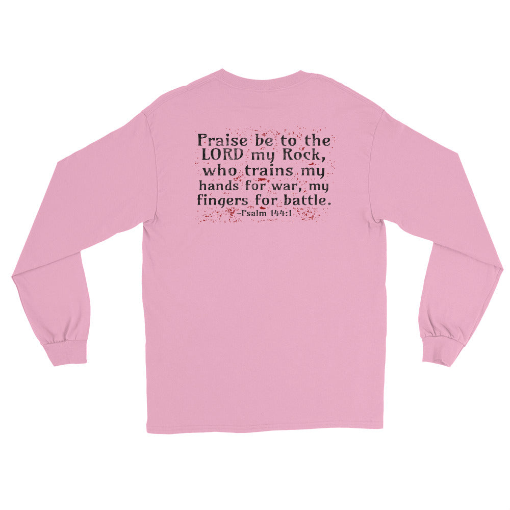 Psalm Verse Men’s Long Sleeve Light Shirt