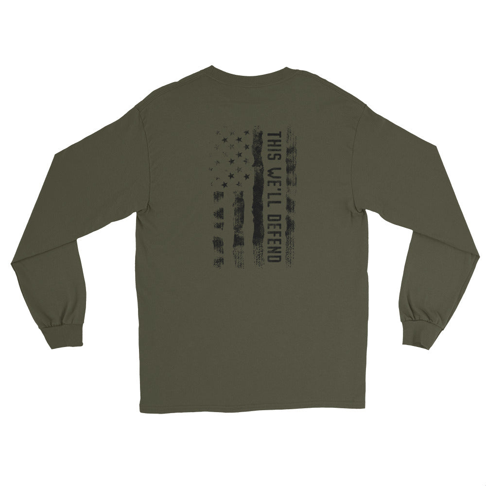 This We'll Defend Men’s Long Sleeve Light Shirt