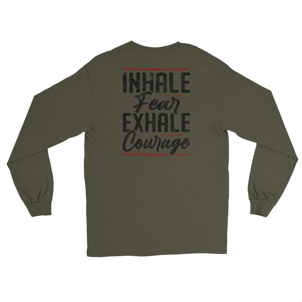 Inhale Fear Men’s Long Sleeve Light Shirt