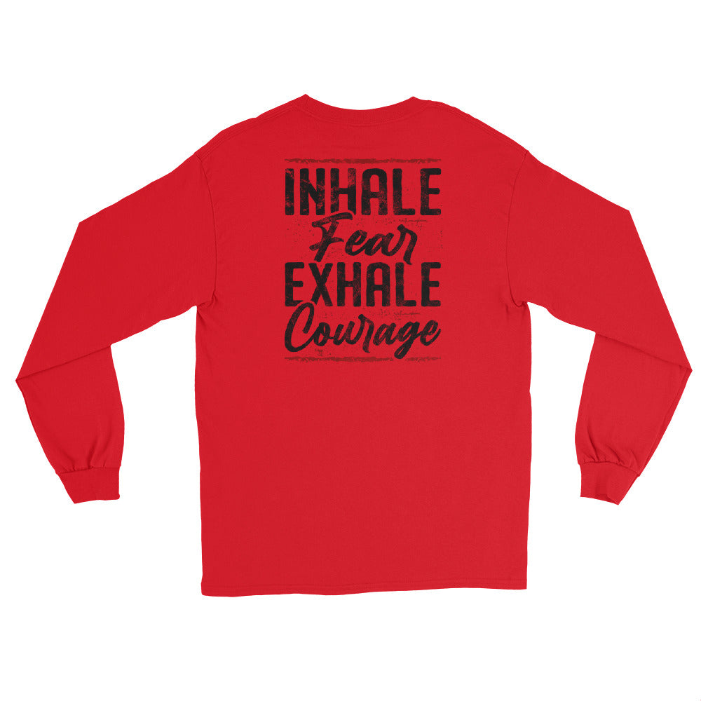 Inhale Fear Men’s Long Sleeve Light Shirt