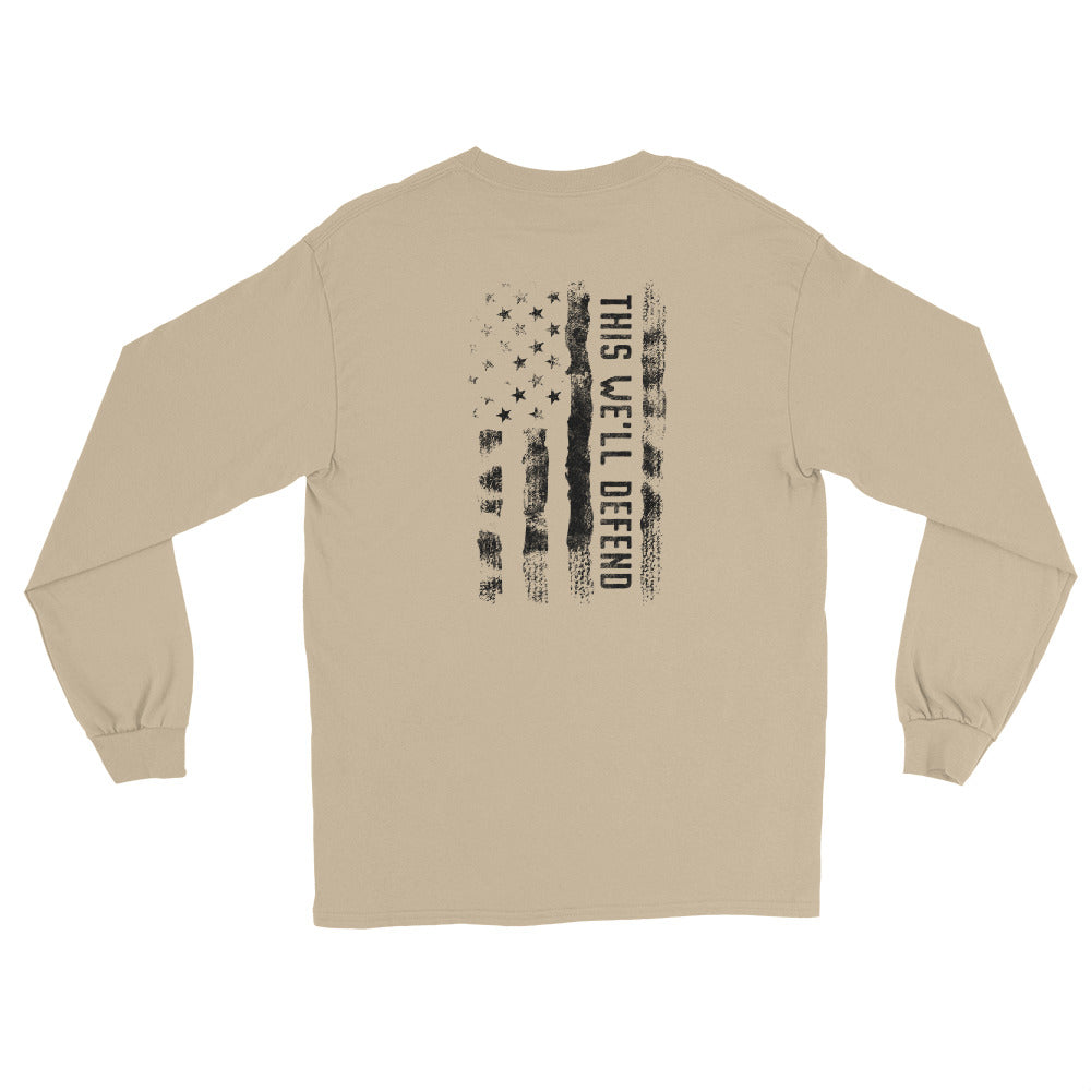 This We'll Defend Men’s Long Sleeve Light Shirt