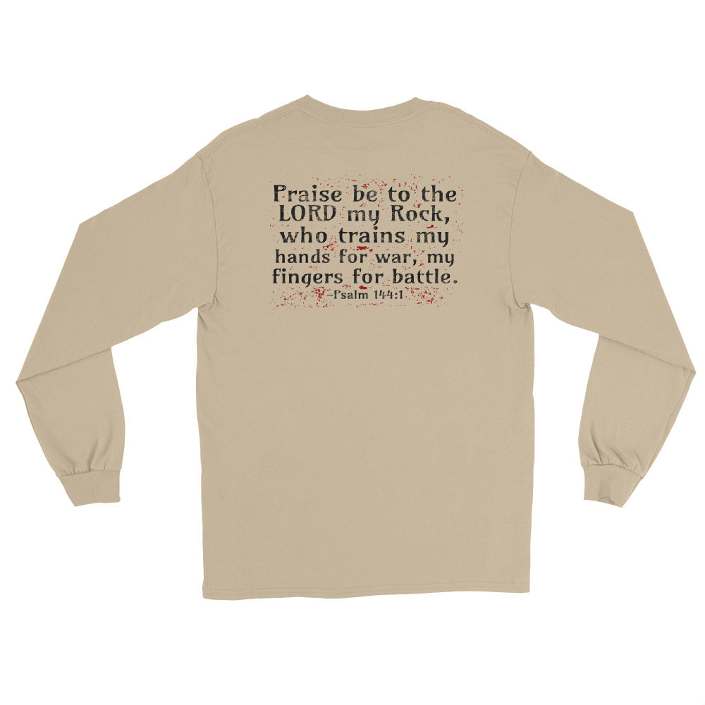 Psalm Verse Men’s Long Sleeve Light Shirt