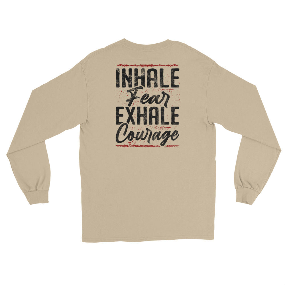 Inhale Fear Men’s Long Sleeve Light Shirt
