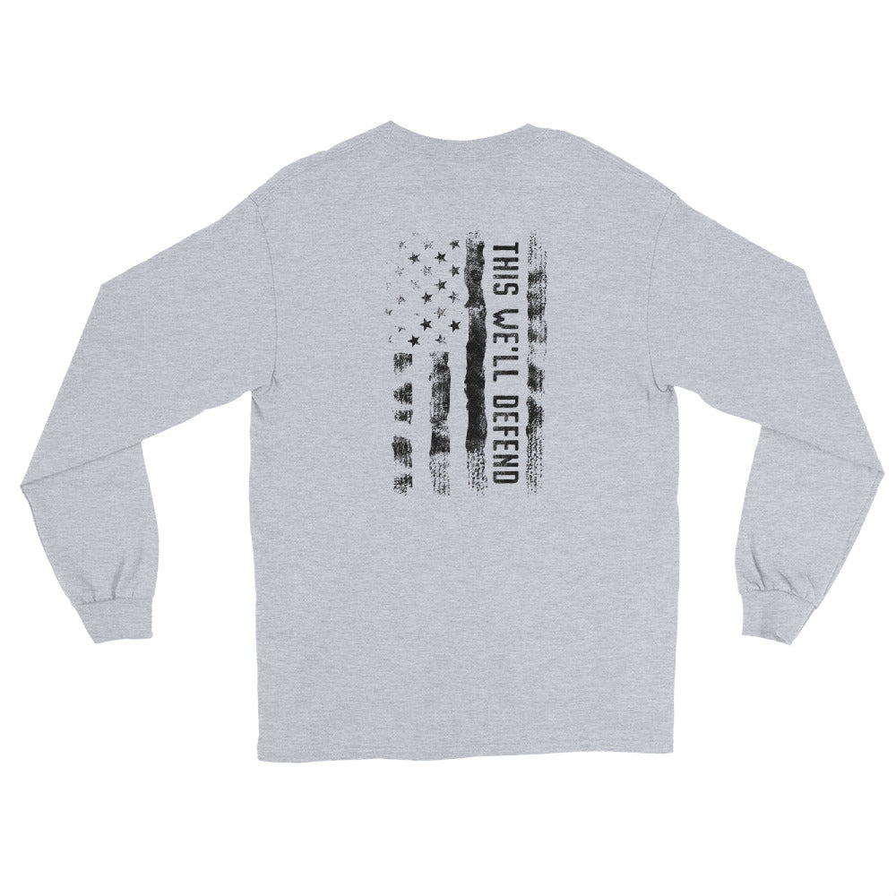 This We'll Defend Men’s Long Sleeve Light Shirt