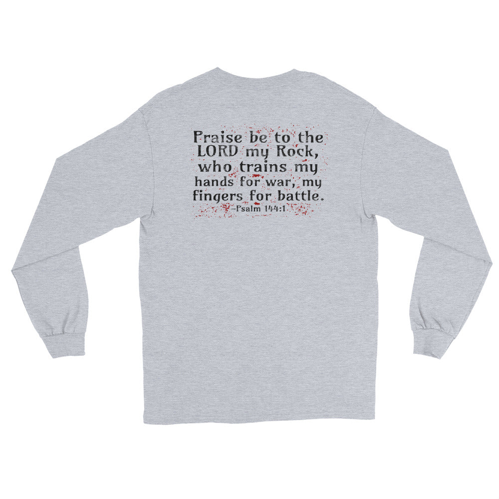 Psalm Verse Men’s Long Sleeve Light Shirt