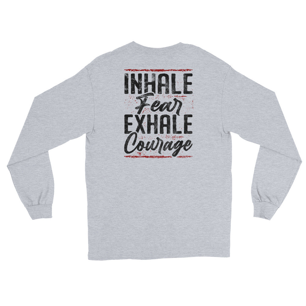 Inhale Fear Men’s Long Sleeve Light Shirt