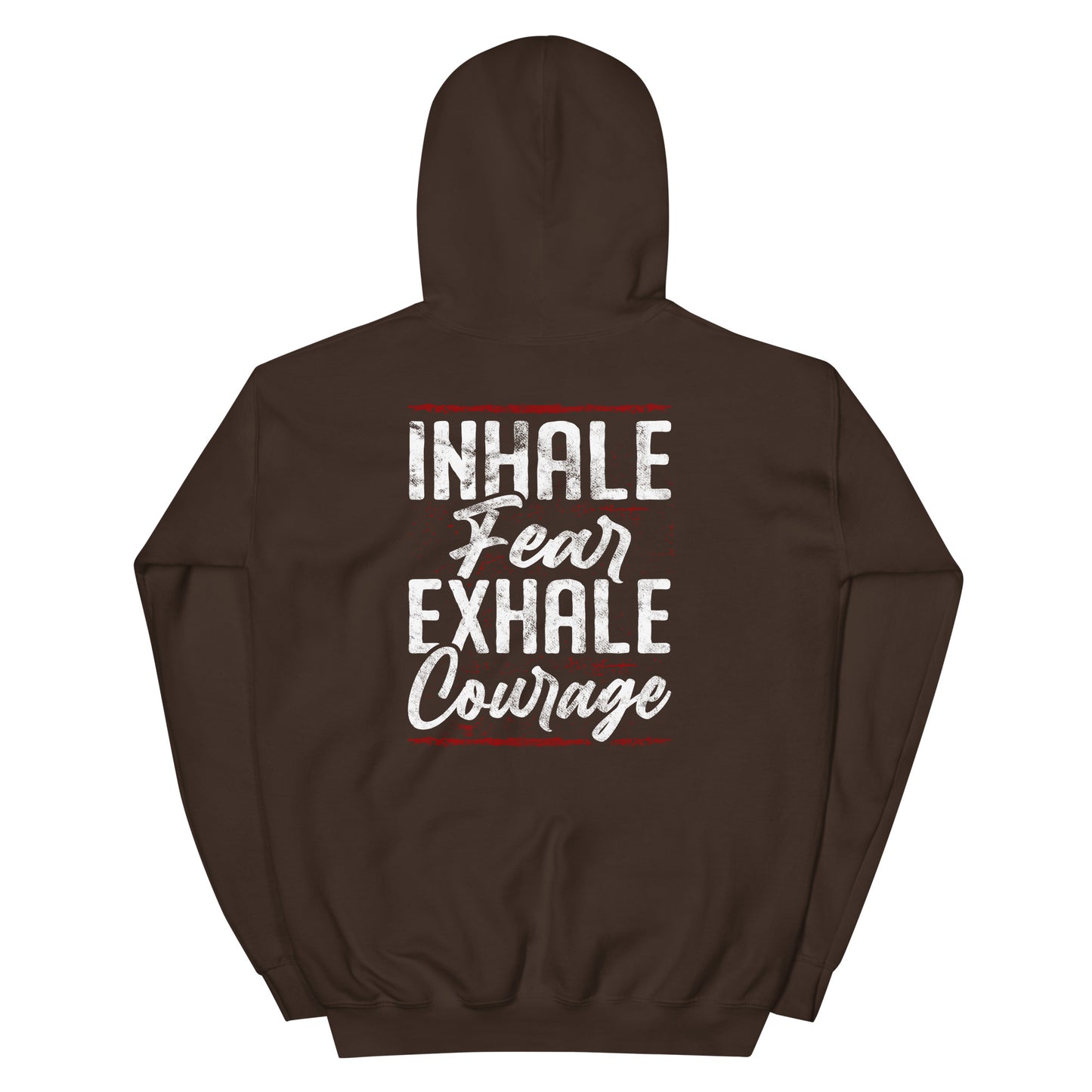 Inhale Fear Unisex Dark Hoodie
