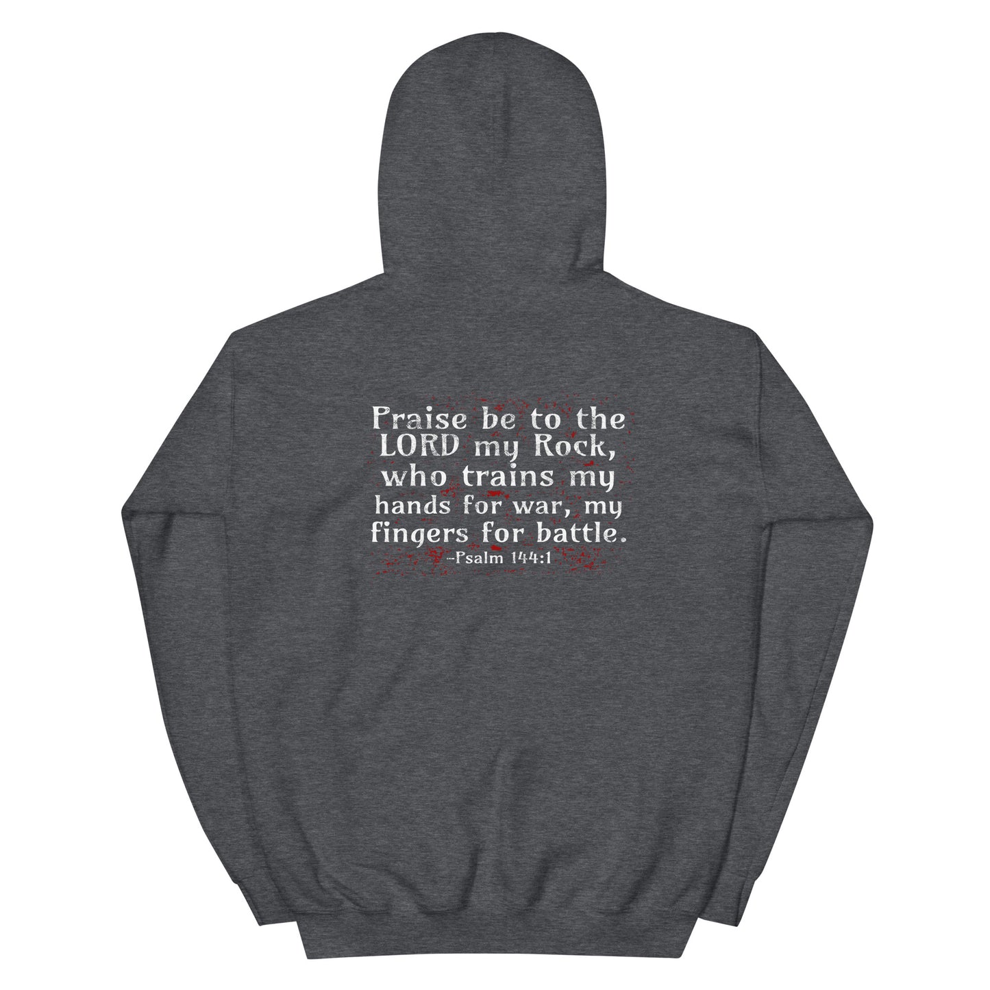 Psalm Verse Unisex Dark Hoodie