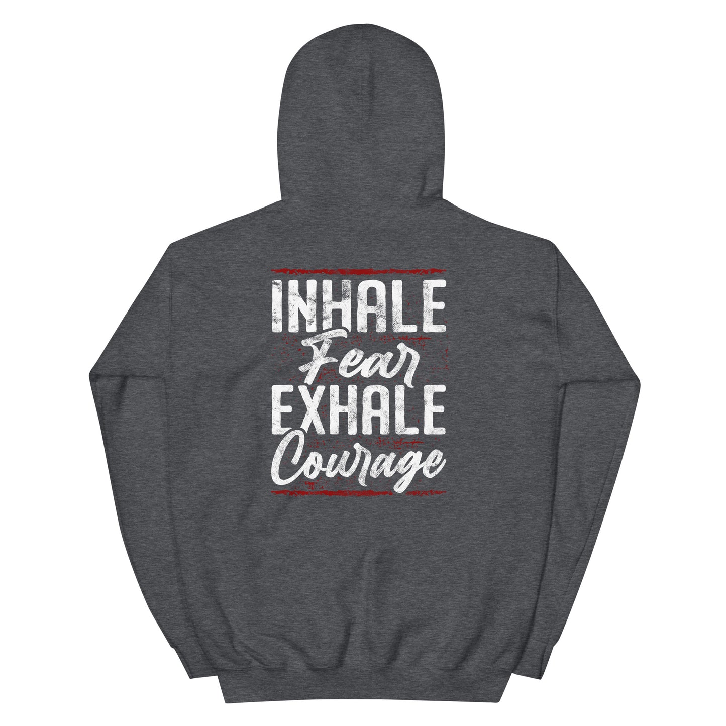 Inhale Fear Unisex Dark Hoodie