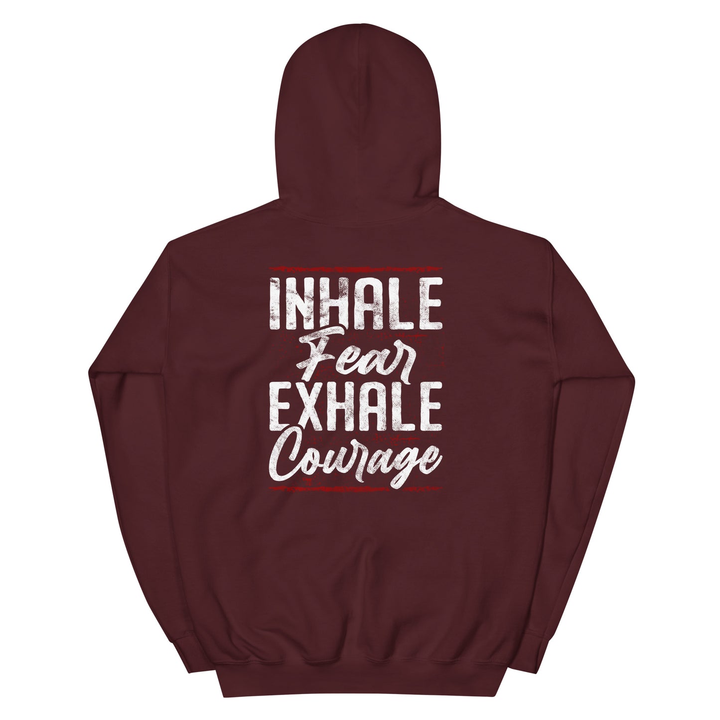 Inhale Fear Unisex Dark Hoodie