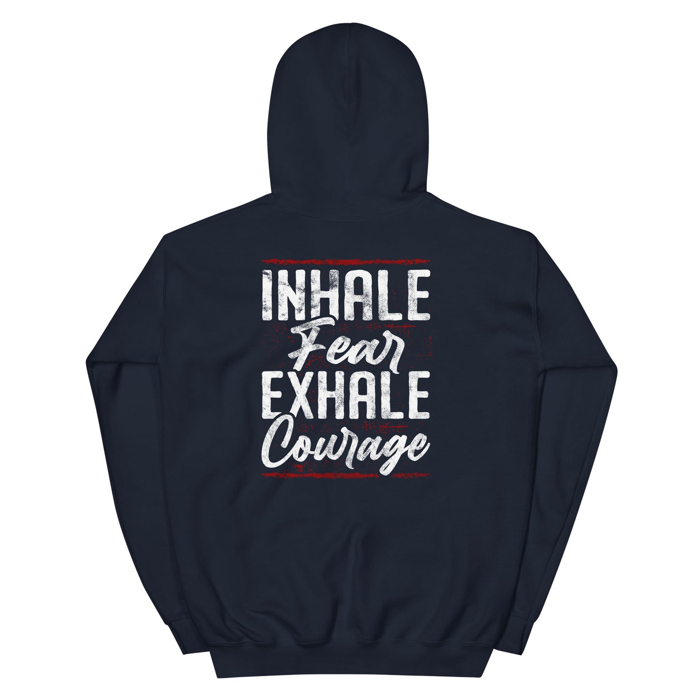 Inhale Fear Unisex Dark Hoodie