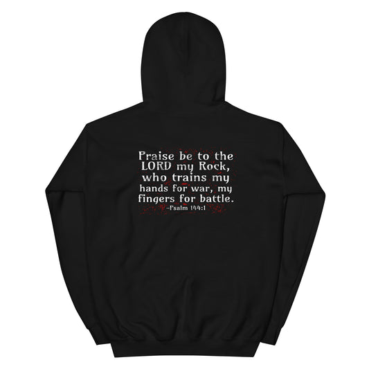 Psalm Verse Unisex Dark Hoodie