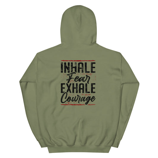 Inhale Fear Unisex Light Hoodie